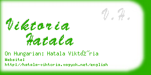 viktoria hatala business card